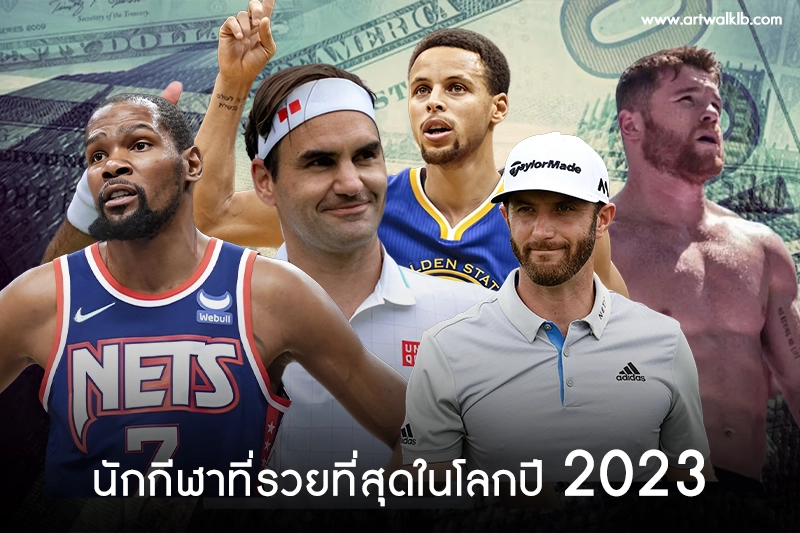 นักกีฬาที่มีรายได้มากที่สุดในโลก 2023